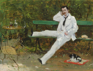 Nel giardino - Norbert Goeneutte — vista dell’opera