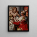 La Sainte Famille avec saint Jean-Baptiste - Nosadella Giovanni Francesco Bezzi — quadro incorniciato alla parete