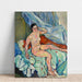 Riproduzione del dipinto Nu seduto al bordo di un letto - Suzanne Valadon