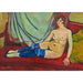 Riproduzione del dipinto Nu ai bas blu - Suzanne Valadon