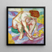 Nu con un gatto - Franz Marc — quadro incorniciato alla parete
