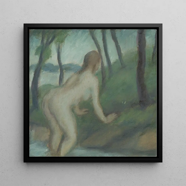 Nu dans le paysage - Gyula Derkovits