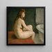 Nu femminile - Erik Werenskiold — quadro incorniciato alla parete