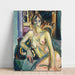 Riproduzione del dipinto Nudo, seduto sul divano - Edvard Munch