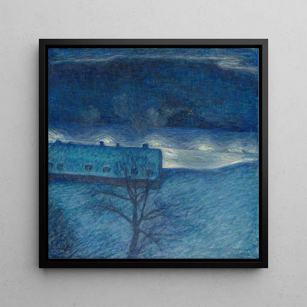 Nuit d'Hiver sur le Quai - Eugène Jansson