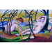 Riproduzione del dipinto Nudo sotto gli alberi - Franz Marc