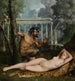 Nymphe e satiro - Adolphe-Alexandre Lesrel — vista dell’opera