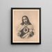 Sacro - Cuore di Gesù - O. S. Silberman — quadro incorniciato alla parete
