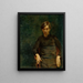Ritratto del pittore svedese Ivar Arosenius - Oda Krohg — quadro incorniciato alla parete