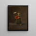 Nature morte di fiori in una brocca verde - Odilon Redon — quadro incorniciato alla parete
