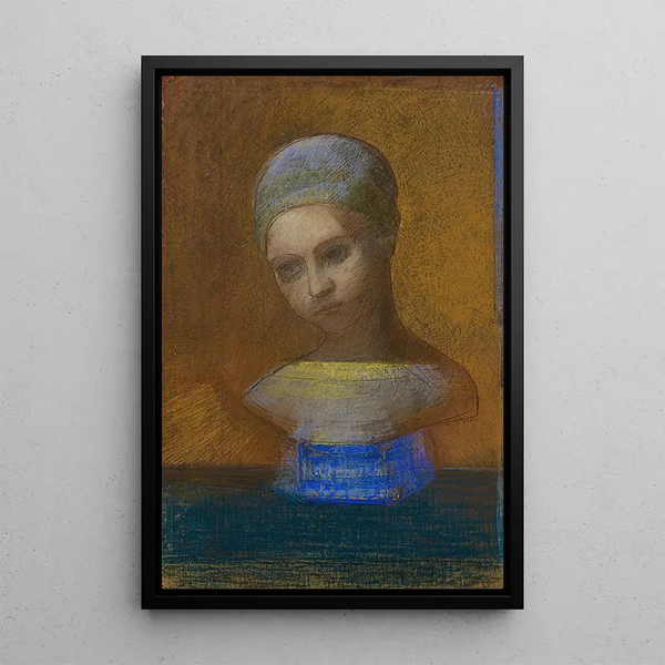 Buste d'enfant - Odilon Redon — quadro incorniciato alla parete