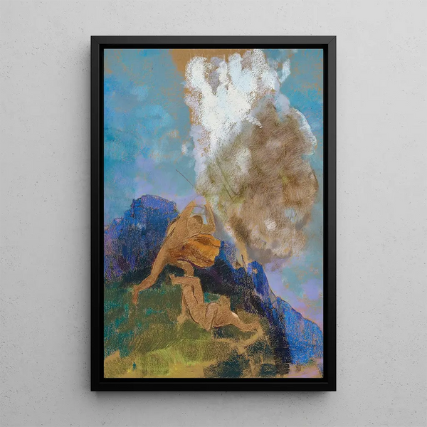 Caïn et Abel - Odilon Redon — quadro incorniciato alla parete