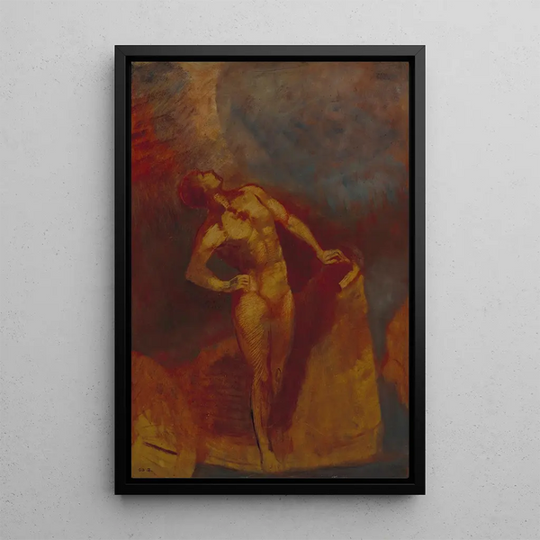 Esquisse pour Le Char d'Apollon - Odilon Redon — quadro incorniciato alla parete