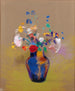 Fiori su sfondo grigio - Odilon Redon — vista dell’opera