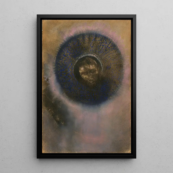 Tête dans une auréole - Odilon Redon — quadro incorniciato alla parete
