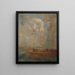 La Barque - Odilon Redon — quadro incorniciato alla parete