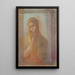 La Souffrance - Odilon Redon — quadro incorniciato alla parete