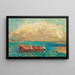 La barque aux âmes inanimées - Odilon Redon — quadro incorniciato alla parete