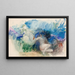 Léda e il cigno - Odilon Redon — quadro incorniciato alla parete