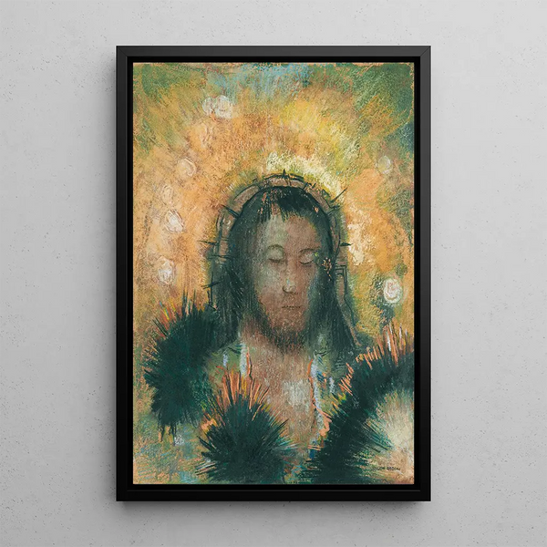 Tête de Christ - Odilon Redon — quadro incorniciato alla parete