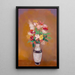 Vase di fiori - Odilon Redon — quadro incorniciato alla parete