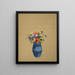Vaso di fiori - Odilon Redon — quadro incorniciato alla parete