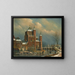 La porta di Amsterdam a Haarlem - Oene Romkes de Jongh — quadro incorniciato alla parete
