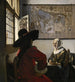 ufficiale e figlia che ride - Johannes Vermeer — vista dell’opera