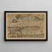 Quarto mese - Ogata Kenzan — quadro incorniciato alla parete