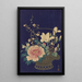 Panier de fleurs en bambou - Ohara Koson — quadro incorniciato alla parete