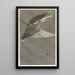 Aigle en vol - Ohara Koson — quadro incorniciato alla parete
