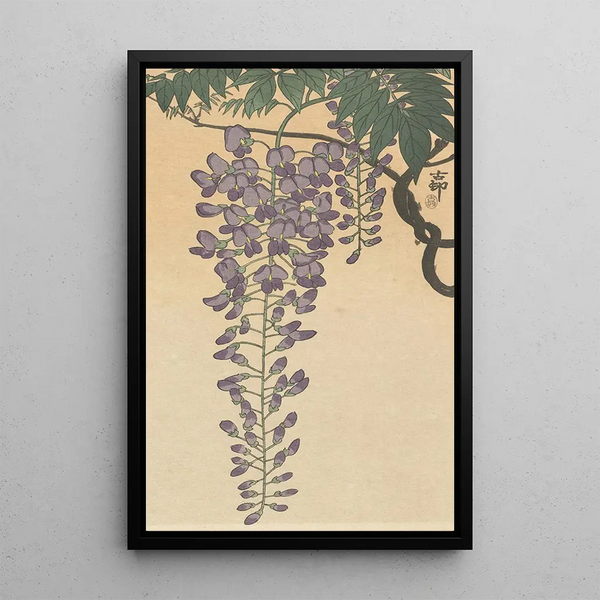 Glycine en fleur - Ohara Koson — quadro incorniciato alla parete
