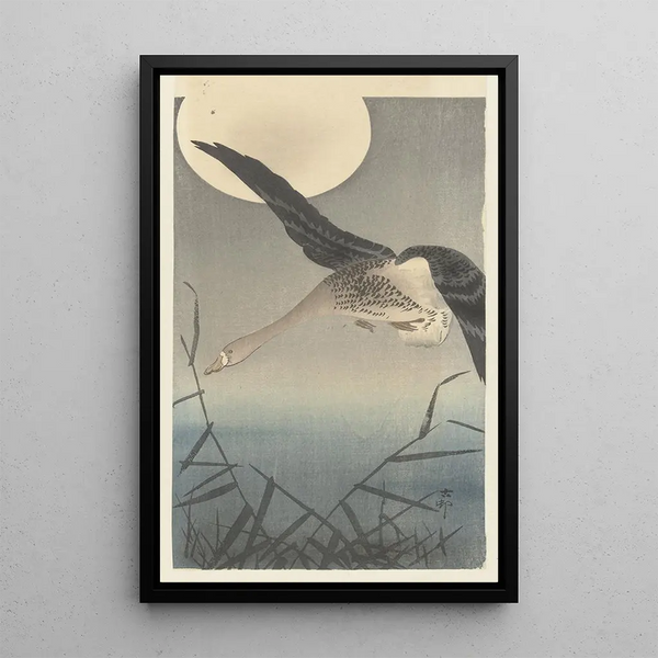 Oie - Ohara Koson — quadro incorniciato alla parete