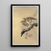 Faucon - Ohara Koson — quadro incorniciato alla parete