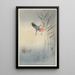 Martin-pêcheur chassant le poisson - Ohara Koson — quadro incorniciato alla parete