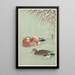 Canards mandarins - Ohara Koson — quadro incorniciato alla parete