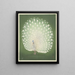 Pavone - Ohara Koson — quadro incorniciato alla parete