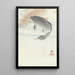 Due carpe - Ohara Koson — quadro incorniciato alla parete