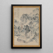 Temple Shrinji - Okada Beisanjin — quadro incorniciato alla parete