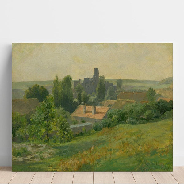 Riproduzione del dipinto Okor Castle - Ľudovít Čordák