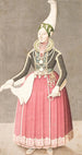 Femme en costume de fermière islandaise - Olavius — vista dell’opera