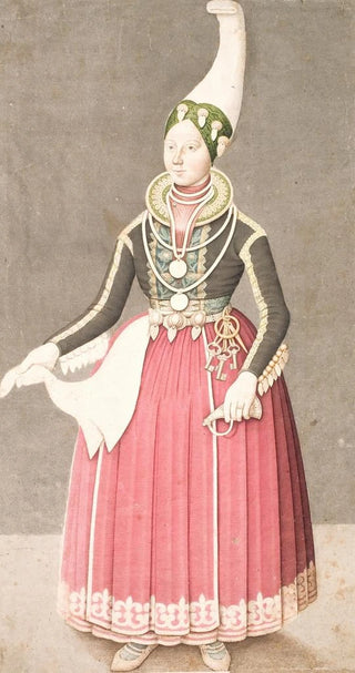 Olavius - Kvinde ifrt islandsk bondedragt.webp