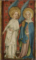 L'Ange et Marie-Madeleine au sépulcre - Maître ancien des portes de garde-robe d'Aix-la-Chapelle — vista dell’opera