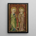 Deux des trois Marie au sépulcre - Maître ancien des porte de garde-robe d'Aix-la-Chapelle — quadro incorniciato alla parete