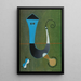 Composition - Ole Kandelin — quadro incorniciato alla parete