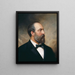 James Garfield - Ole Peter Hansen Balling — quadro incorniciato alla parete