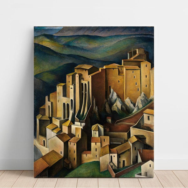 Riproduzione del dipinto Olevano - Alexander Kanoldt