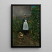 Fille avec un panier de légumes dans le jardin - Olga Boznańska — vista dell’opera