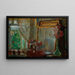 Interno dell'atelier dell'artista a Cracovia - Olga Boznańska — quadro incorniciato alla parete