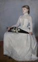Dame en robe blanche - Olga Boznańska — vista dell’opera